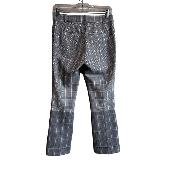 Derek Lam 10 Crosby Plaid Cropped Flare Trouser Pant 2 - Picture 7 of 11